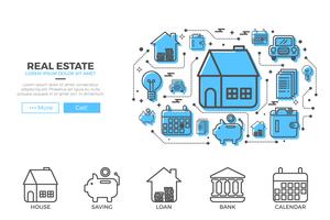 House icons design illustration vector