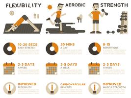 Exercise Infographic vector