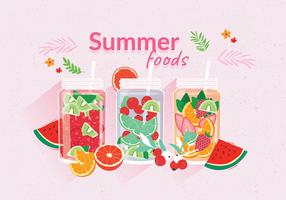 Summer Foods  vector