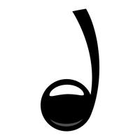 Music notes vector icon