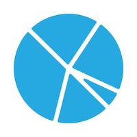 Pie Chart Vector Icon