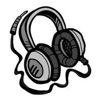 Headphones Music Accessory vector icon