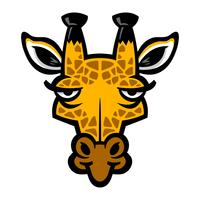 Cartoon Giraffe vector