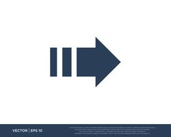 Arrow Icon Vector Template Symbol