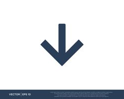 Arrow Icon Vector Template Symbol