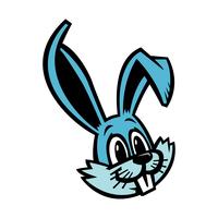 Cartoon bunny rabbit graphic vector