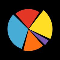 Pie Chart Vector Icon