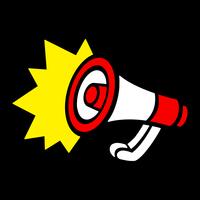 Megaphone Loudspeaker Bullhorn Announcement Alert vector