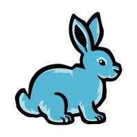 Cartoon bunny rabbit graphic vector