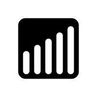 Bar Graph Vector Icon