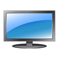 Flatscreen Vector Icon