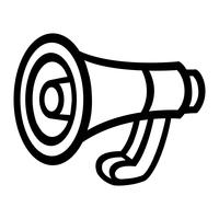 Megaphone Loudspeaker Bullhorn Announcement Alert vector