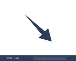 Icono de flecha Vector símbolo de plantilla