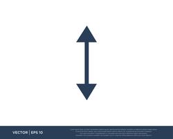 Arrow Icon Vector Template Symbol