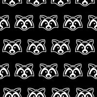 Raccoon Animal Face Vector