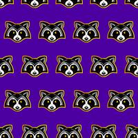 Raccoon Animal Face Vector