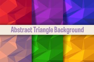 Triangle background pattern vector