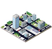 City block vector