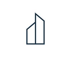 Real Estate Building Logo Icon Vector