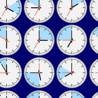 Seamless   clocks vector