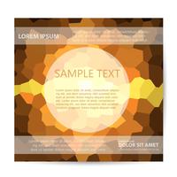 Print template flyer vector