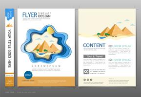 Covers book design template vector, Travel and tourism concept. vector