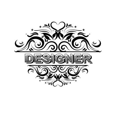 Designer vintage badges vector design