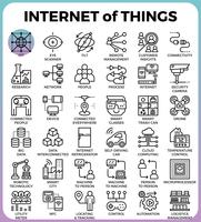 IOT : Internet of things concept icons