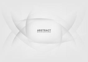 abstract white background with smooth lines vector