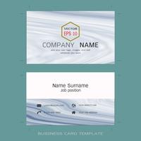 Modern designer business card layout templates. vector