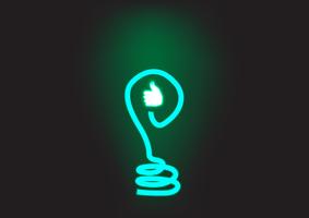 Human hand and light bulb icon vector design.The best idea concept.Good idea sign.Education,business logotype concept.Vector