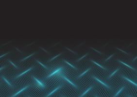 Techno waves design vector