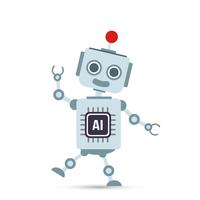 AI Artificial intelligence Technology robot cartoon 001 vector