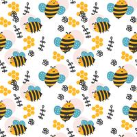 Bee Pattern vector