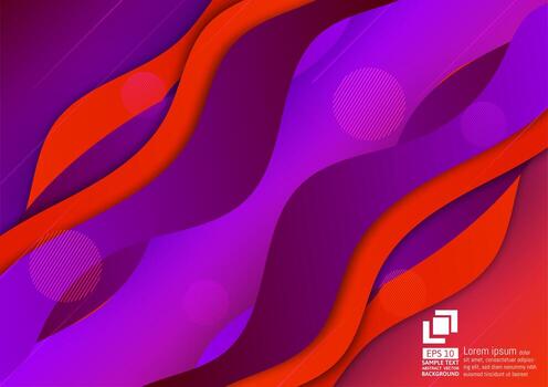 Dynamic Purple Color Textured and Geometric Abstract Background vector
