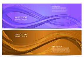 Banner purple and orange color geometric abstract background with copy space, Vector illustration for your business