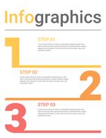 Diagrama de infografías con 3 pasos, opciones o procesos. Plantilla de negocio de vector para la presentación. Visualización de datos empresariales.