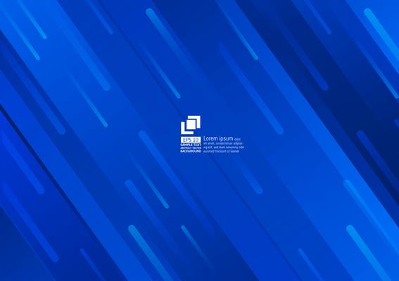 Geometric elements blue abstract background modern design