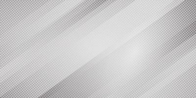 Abstract gray and white gradient color oblique lines stripes background and dots texture halftone style. Geometric minimal pattern modern sleek texture vector
