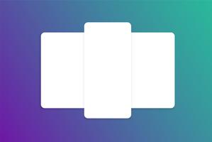 Colorful card template for web usage, vector illustration