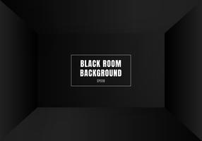 3D empty black room modern blank interior background. House, studio room. You can use for mockup you business project. vector