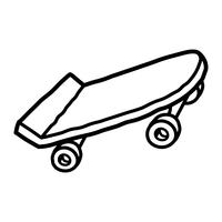 Skateboard vector