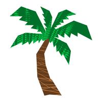 Palmera Vector icono