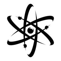 Dynamic Atom Molecule Science Symbol vector icon