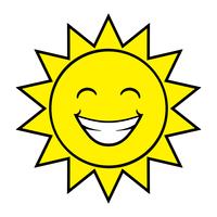 Cartoon Sun vector