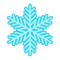 Icono de Vector de copo de nieve