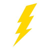 Electric Lightning Bolt vector