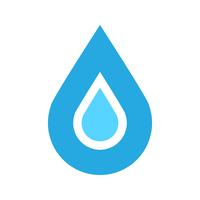 Icono de Vector de gota de agua