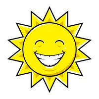 Cartoon Sun vector