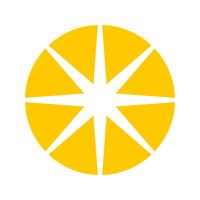 Sun icon vector